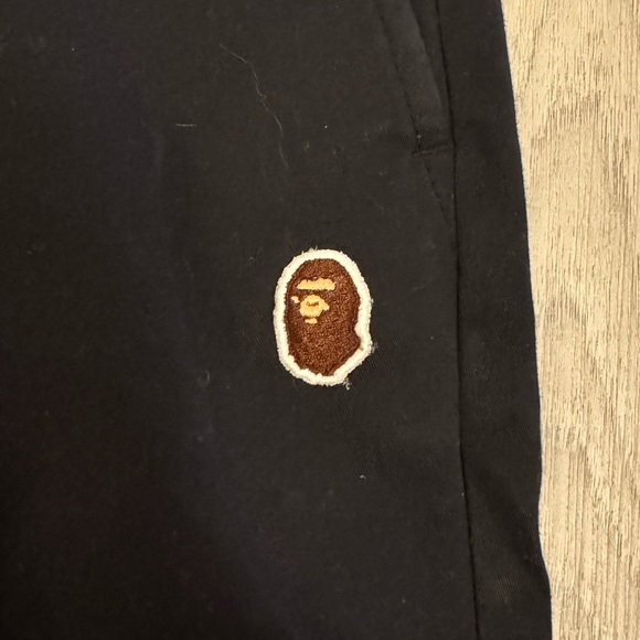 Bape Pleated Chinos (Navy Blue) - Picture 2 of 4